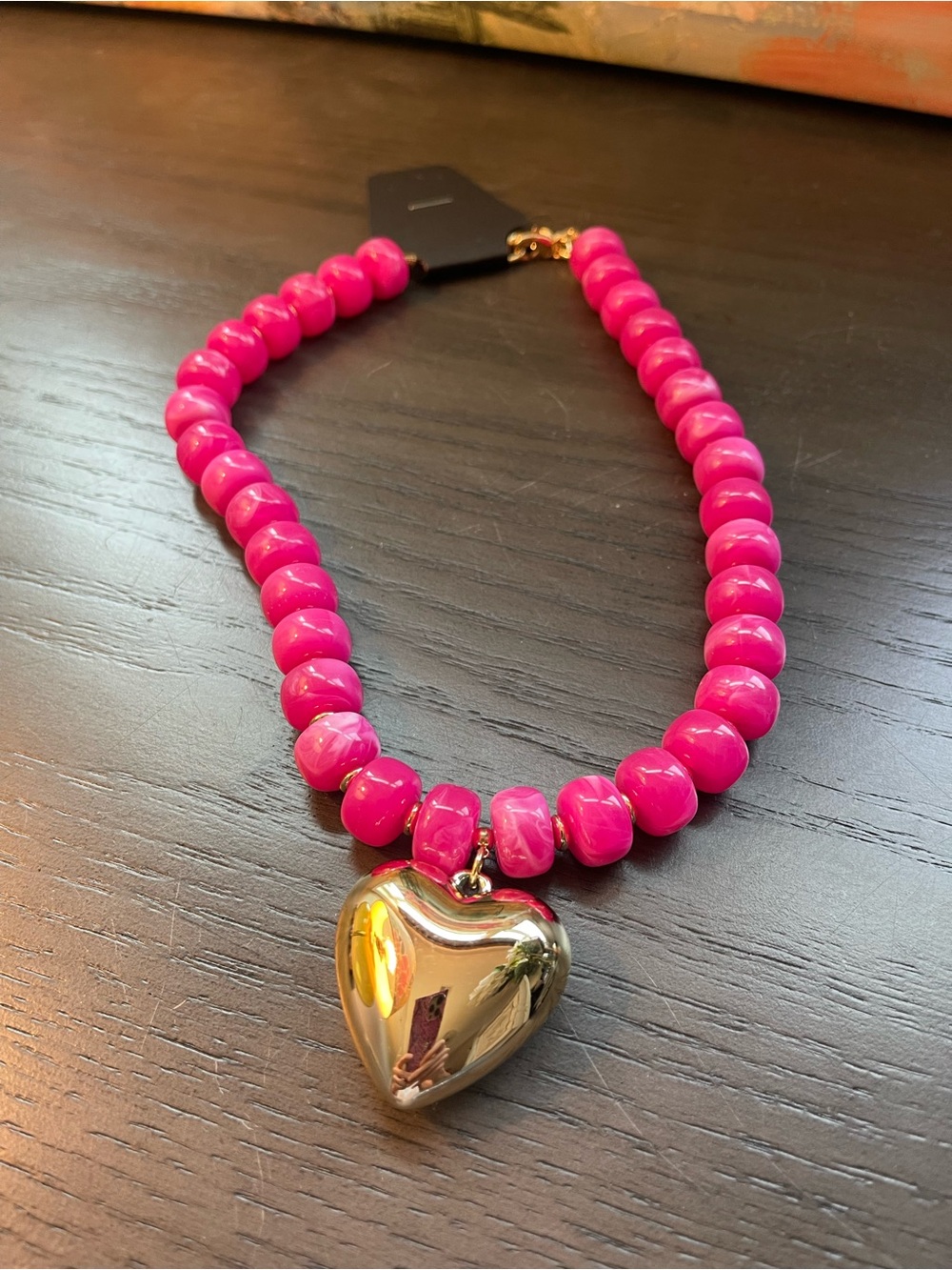 Pink necklace
